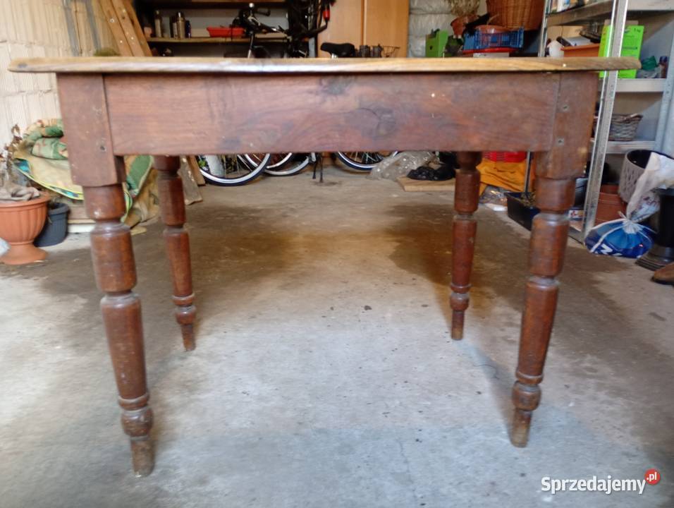 zabytkowy stół dębowy do renowacji Białobrzegi sprzedam