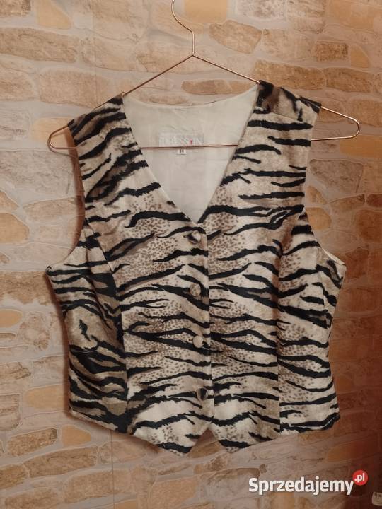 38M Futrzana Kamizelka Garniturowa z Londynu Rozmiar 38(M) Kraków