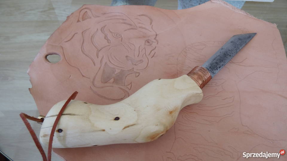 Kaletnictwo rymarstwo Noże do skóry Zestaw wielkopolskie Radzewice