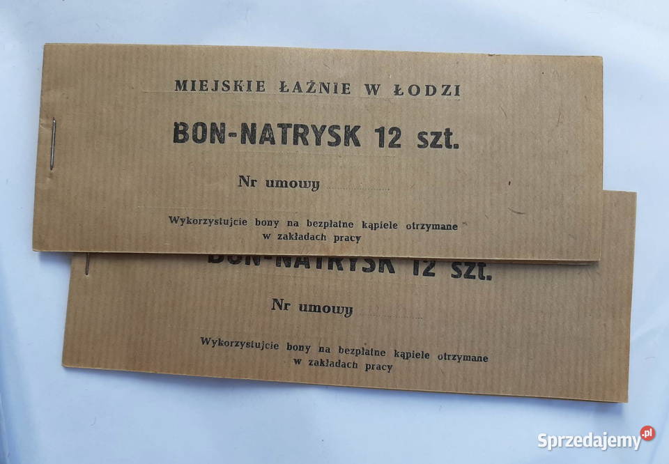 BONY na kąpanie Miejskie Łaźnie ŁÓDŹ BLOCZKI łódzkie Łódź