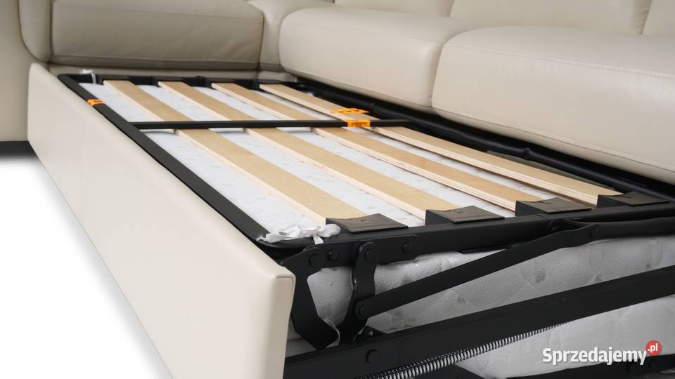 Narożnik ze spaniem Skóra różne kolory Wanat Komplety wypoczynkowe Warszawa