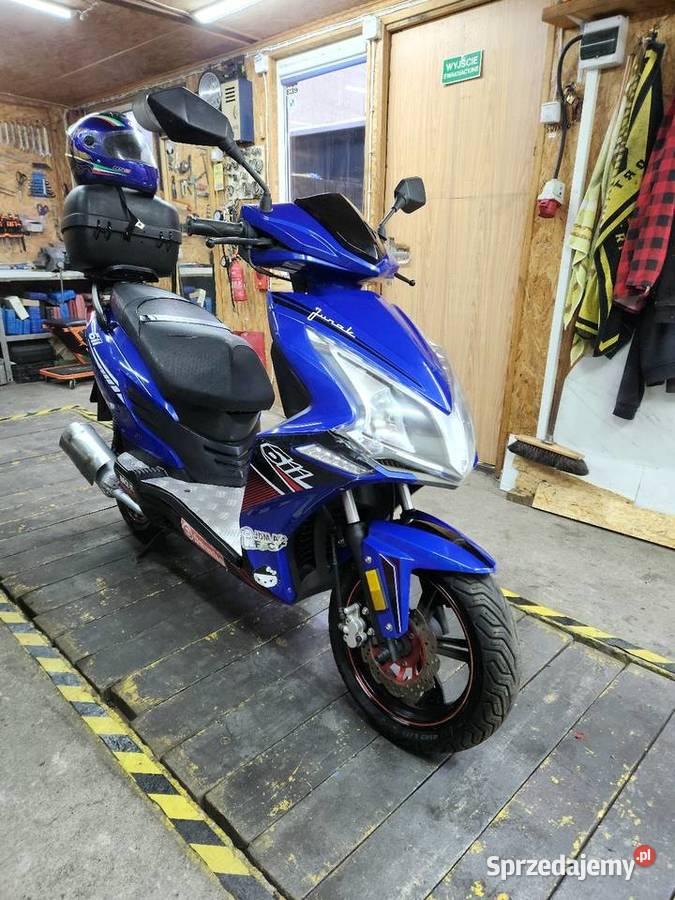 SKUTER 125 JUNAK 611 NOWE OPONY KASK SPRAWNY KAT