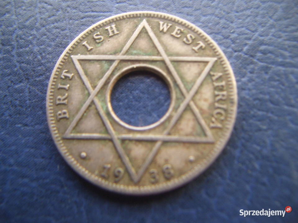 Stare monety 110 pens 1938 Afryka Zachodnia Numizmatyka Lesko