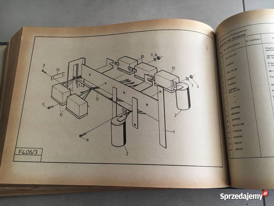 Katalog części Jelcz 317 Oryginał 1977 r Unikat Swarzędz