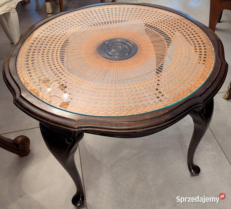 Wspaniały okrągły stolik dębowysklep Dąbrowa Dąbrowa Górnicza