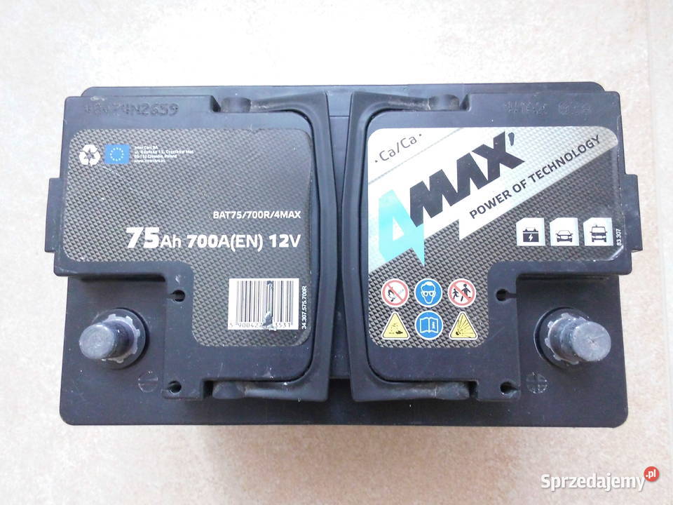 Akumulator 4 75 Ah 700 A osobowe Układ elektryczny, zapłon