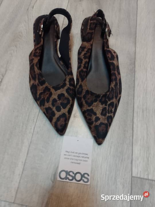 43 ASOS Design Panterkowe baleriny wieczorowe z Kraków