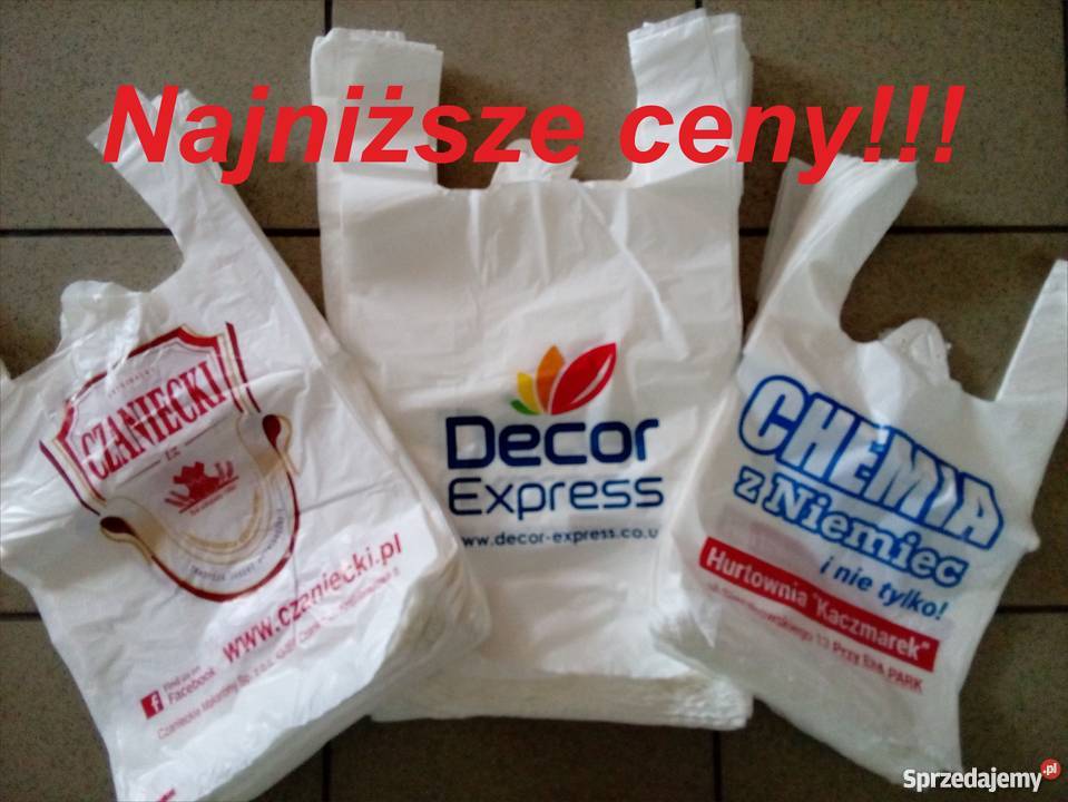 Reklamówki jednorazówki z nadrukiem Kętrzyn