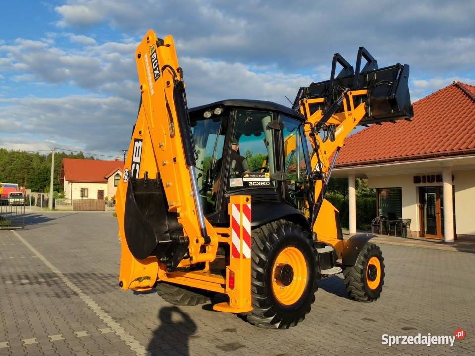 standardowa JCB 3CX Szybkozłącze Tył Zadbana Widełki