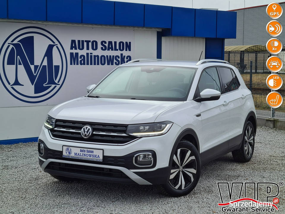 Volkswagen TCross Salon Navi 2xPDC Grzane Fotele asystent pasa ruchu Wągrowiec