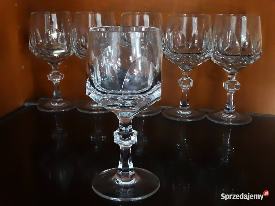 Kryształowe kieliszki do likieru kordialne x 6