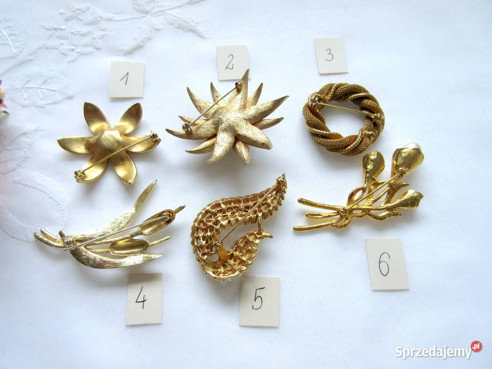 Stara biżuteria broszki lata 80 podkarpackie Straszydle