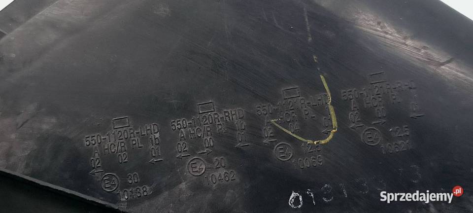 LAMPA PRAWA PRZÓD PEUGEOT 206 XR 085501120R Lipno