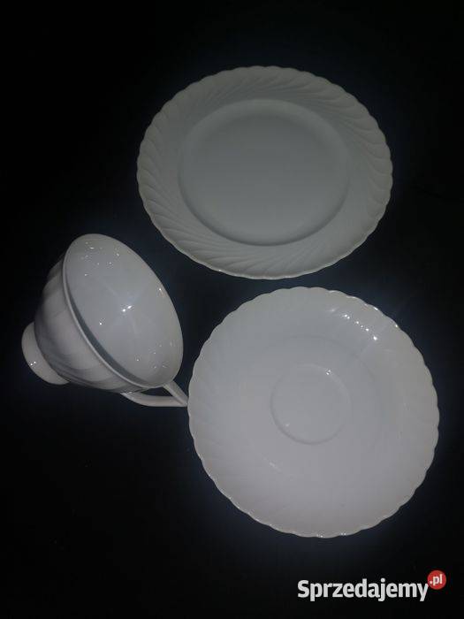 filiżanka z talerzykiem deserowym Royal Tettau Gdańsk