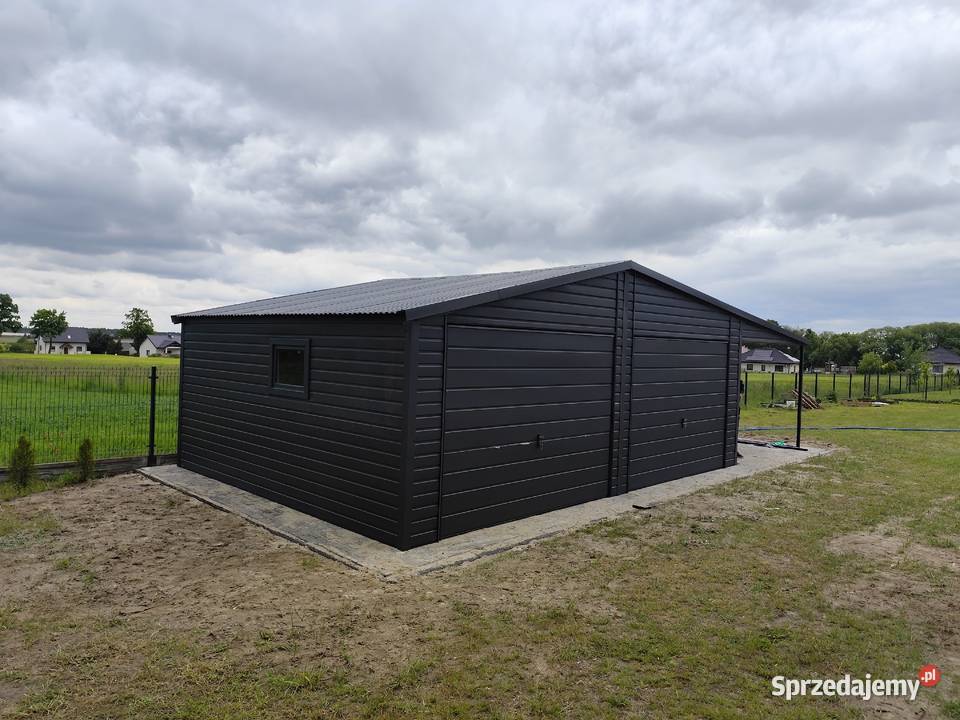 Garaż dwuspadowy 660x530 Stadniki