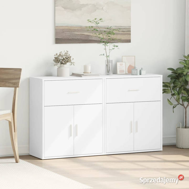 Szafki 2 białe 60x31x70 materiał drewnopochodny Warszawa