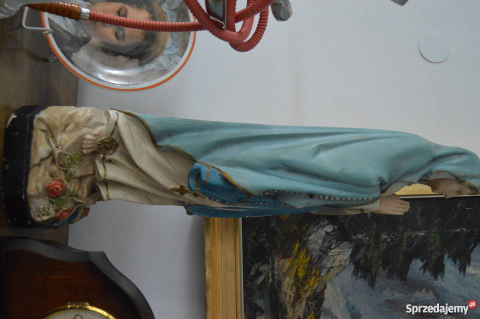 oryginalna staropolska figura Matki Boskiej Warszawa