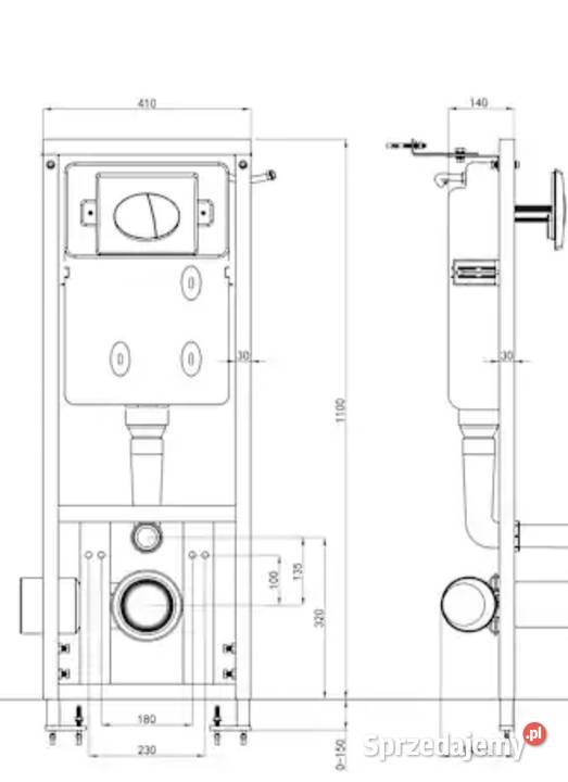 Spłuczka podtynkowa 11 L Poręba
