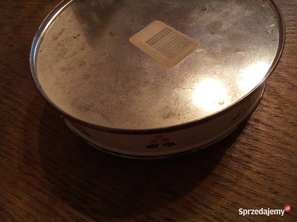 Pudełko świąteczne ciastkach Vintage 1984 Pozostałe Warszawa