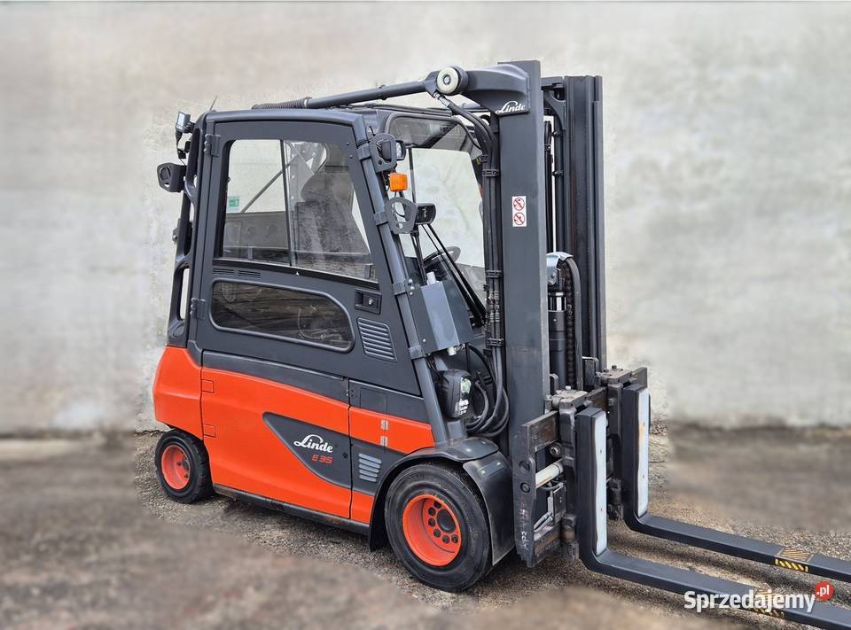 Linde E35L wózek widłowy elektryczny 2019r kabina Rybnik