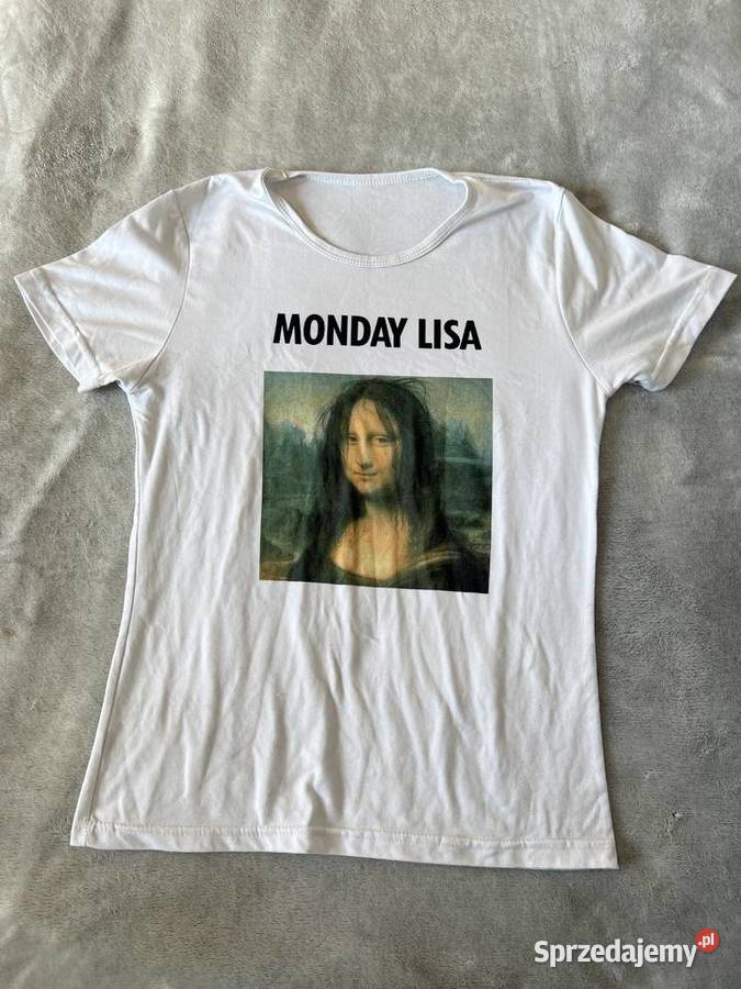 Tshirt koszulka bluzka z krótkim rękawem biała Rozmiar 36(S) podkarpackie Jasło