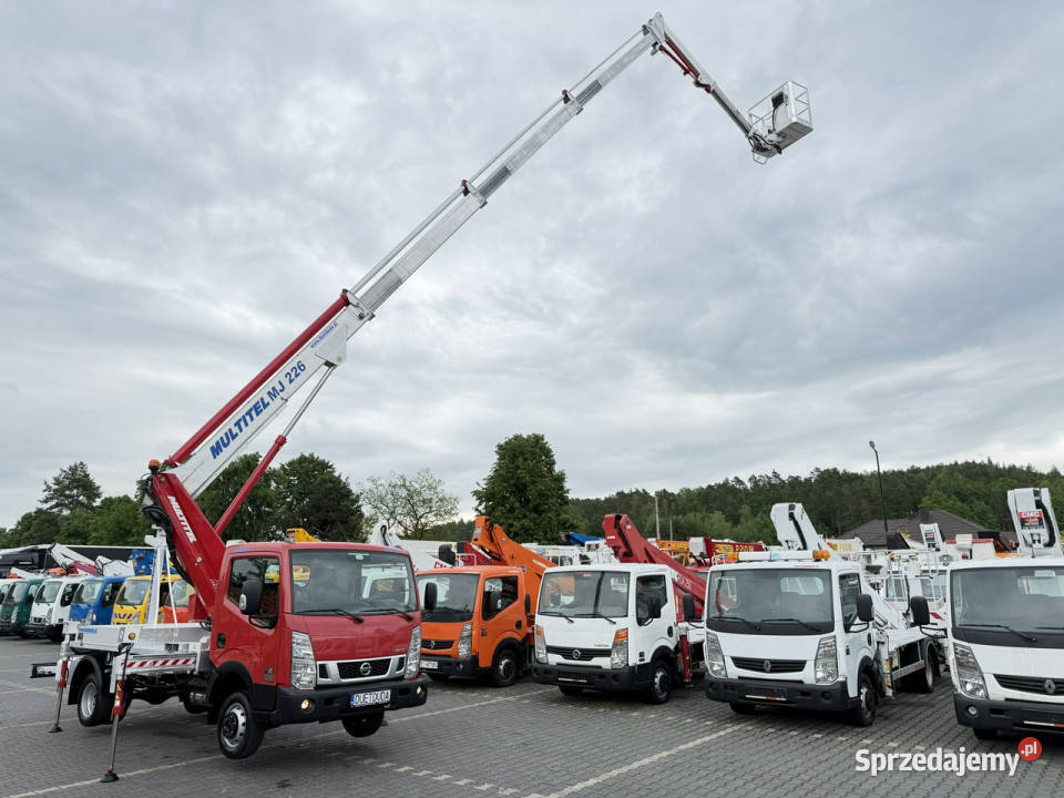 Nissan Cabstar Podnośnik Koszowy 226m Zwyżka diesel Widełki