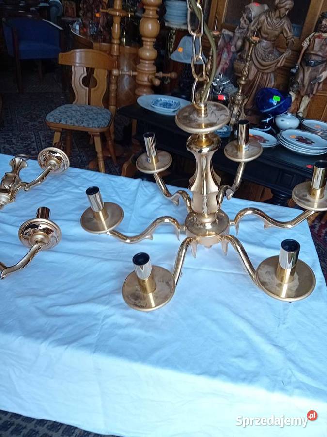 Lampa mosiężna lubelskie