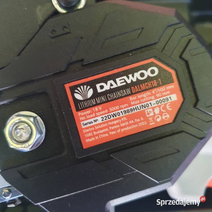Piła akumulatorowa 18 V DAEWOO Bochnia