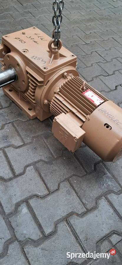 Motoreduktor 4 kW 37 obr Leszno sprzedam