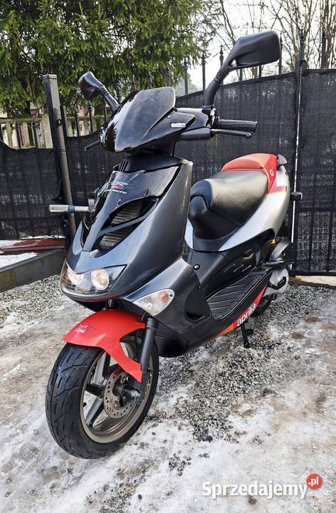 Skuter Aprilia SR Racing 50cc 2007r 2T Piaggio Motocykle, skutery, quady Łask