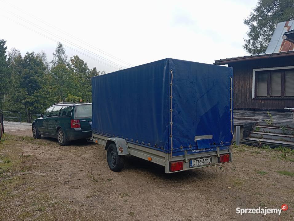 Przyczepka samochodowa lekka dmc 750 burtowe Lubin