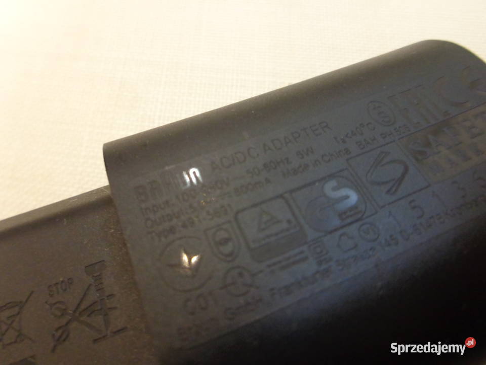 Zasilacz ładowarka BRAUN 4915691 Gdańsk sprzedam