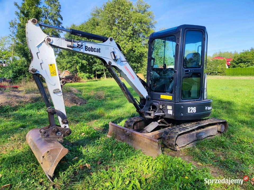 Minikoparka gąsienicowa Bobcat E26 2018 r POLSKI 5800h Koparki Dąbrowa Tarnowska