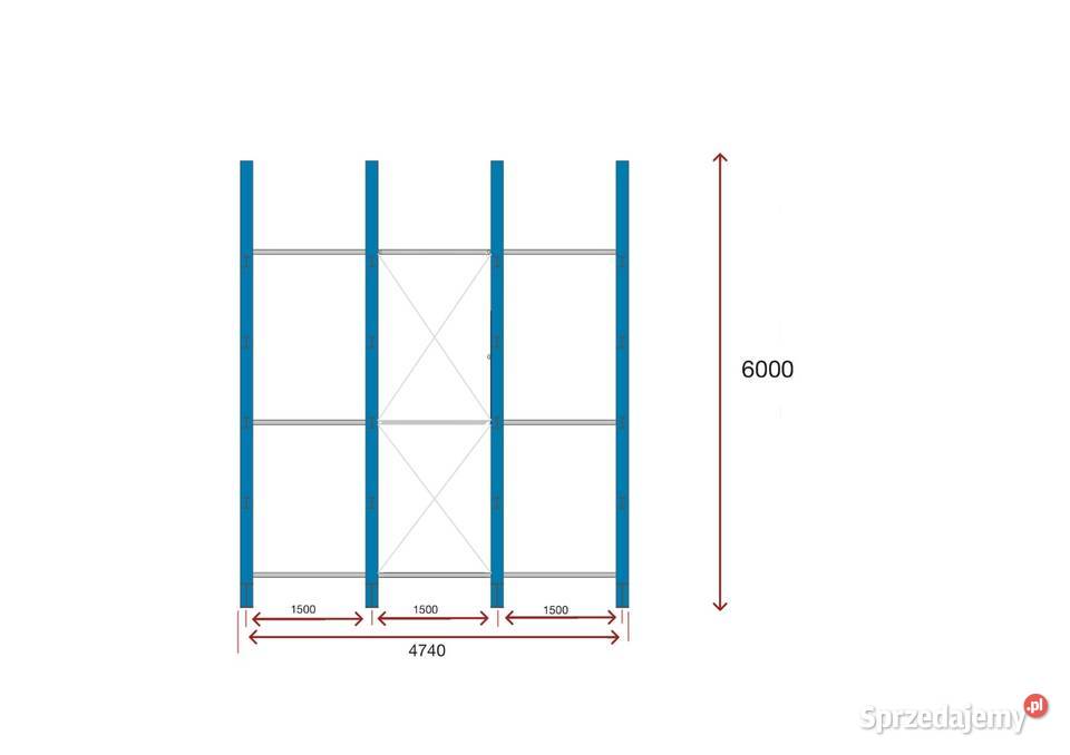 Regały magazynowe wspornikowe na profile Magazynowanie Zamość
