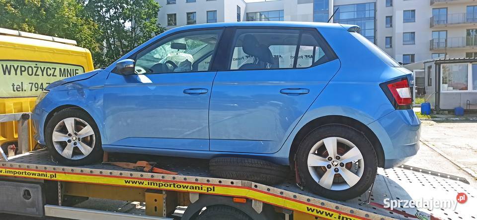 Skoda Fabia 3 III 2017r 10 MPI kolor LQ5X 75KM mazowieckie Ząbki sprzedam
