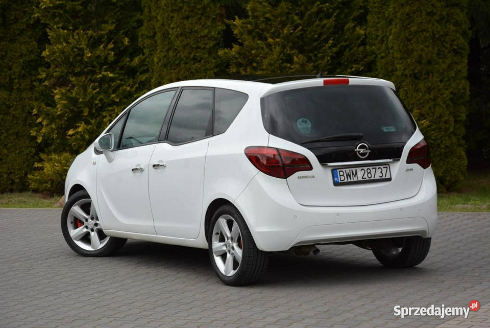Opel Meriva 17CDTI110 Cosmo Skóry Panorama Led garażowany mazowieckie Ostrów Mazowiecka