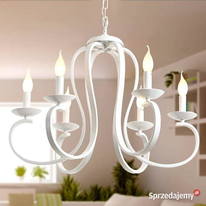 Lfoute Antyczny żyrandol Lampa Wisząca świeca Łódź