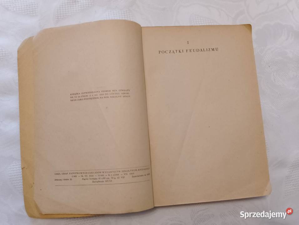 Podręcznik historii klasy IX z 1950 r EPOKA
