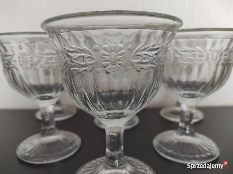 Kielichy puchary stare szkło Ząbkowice PRL Nowe Porcelana i szkło Białystok