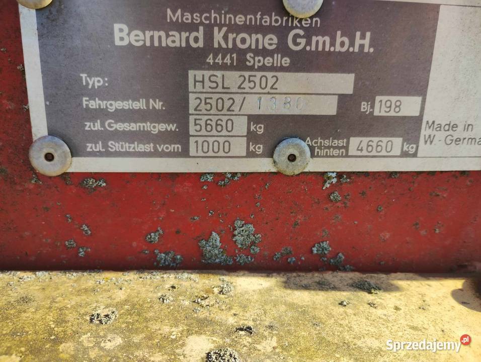 Przyczepa samozbierająca mazowieckie Płońsk