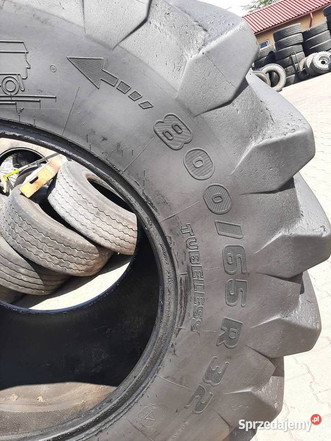 Opona używana przemysłowa 80065R32 TRELLEBORG Zaścianki