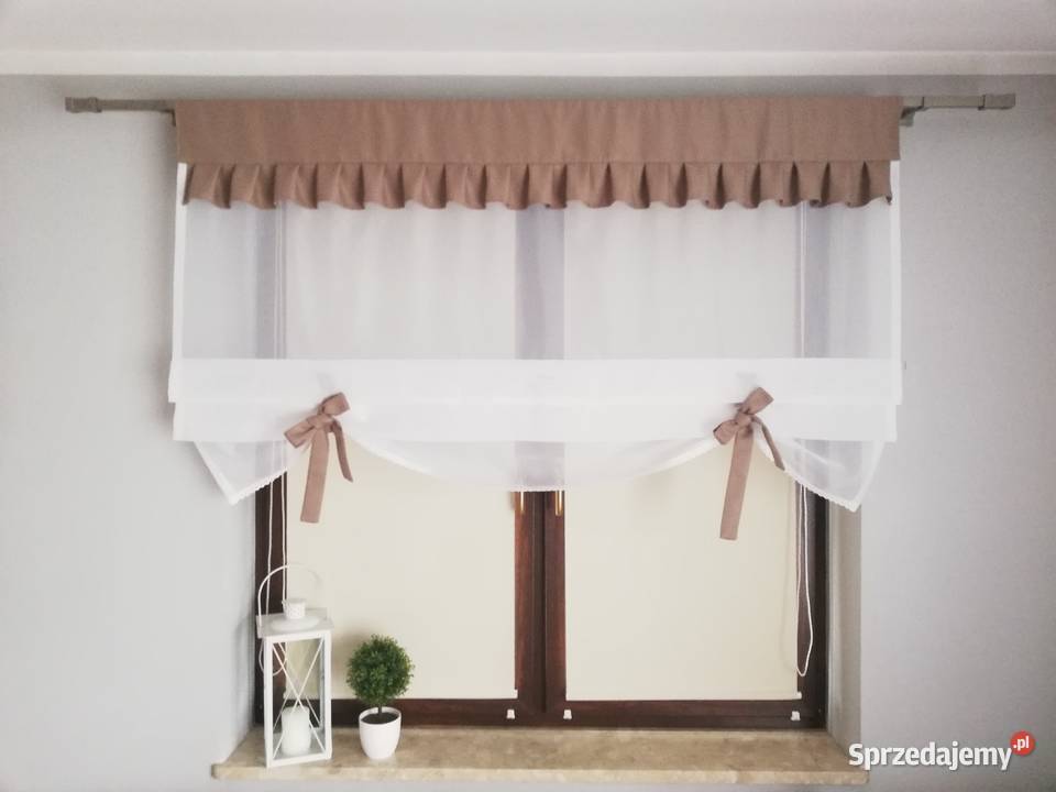 Firany panele roletki biały Nowa Wieś