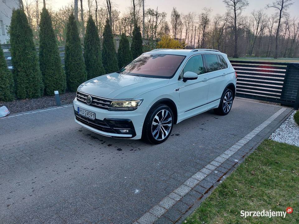 VW Tiguan 20tdi 4 motion r line biały Iwanowice
