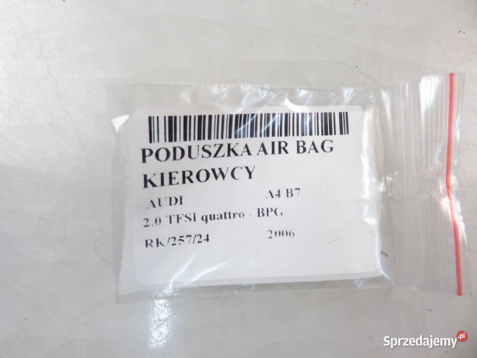 PODUSZKA KIEROWCY AUDI A4 B7 8E0880201DH