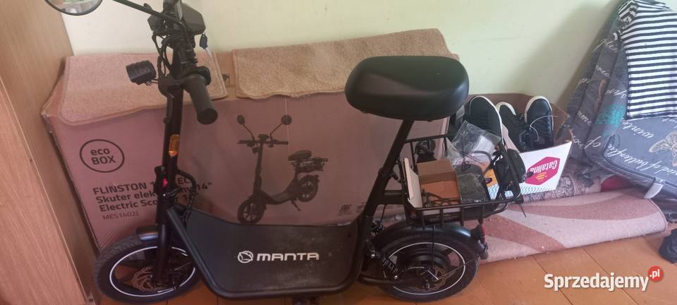 Skuter elektryczny hulajnoga Manta Flinston Mes mazowieckie Skaryszew sprzedam