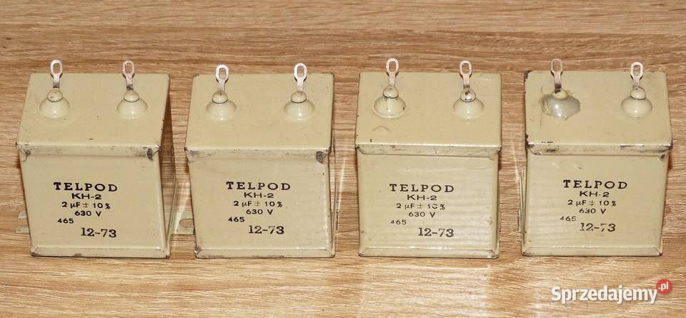 Kondensator papierowy hermetyczny UNITRA TELPOD Części i akcesoria Gliwice