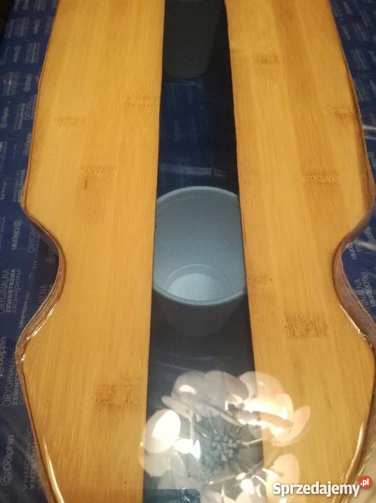 Longboard deskorolka żywica epoksydowa bambus mazowieckie Warszawa