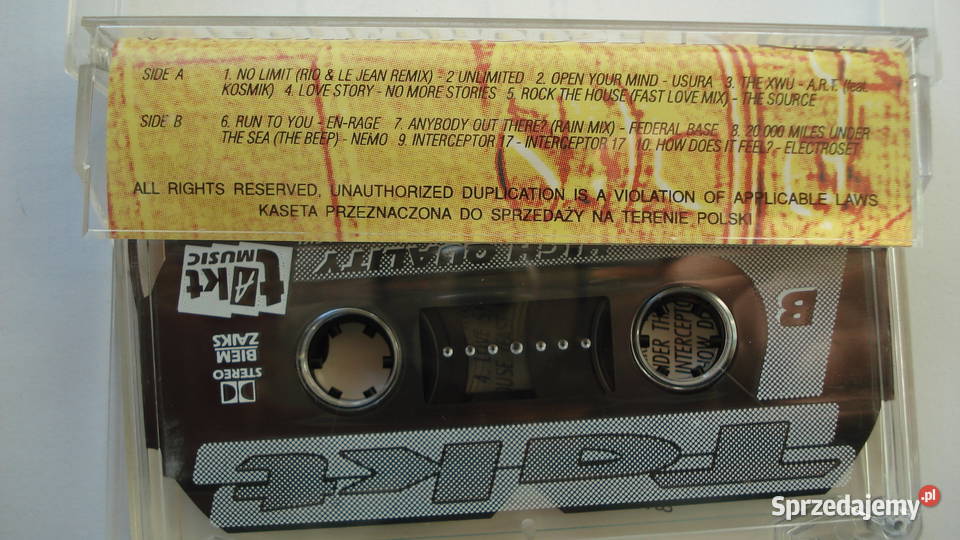 Techno House 12 kaseta magnetofonowa sprzedam sprzedam