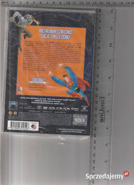 Superman SuperVillains Metallo DVD Pruszków