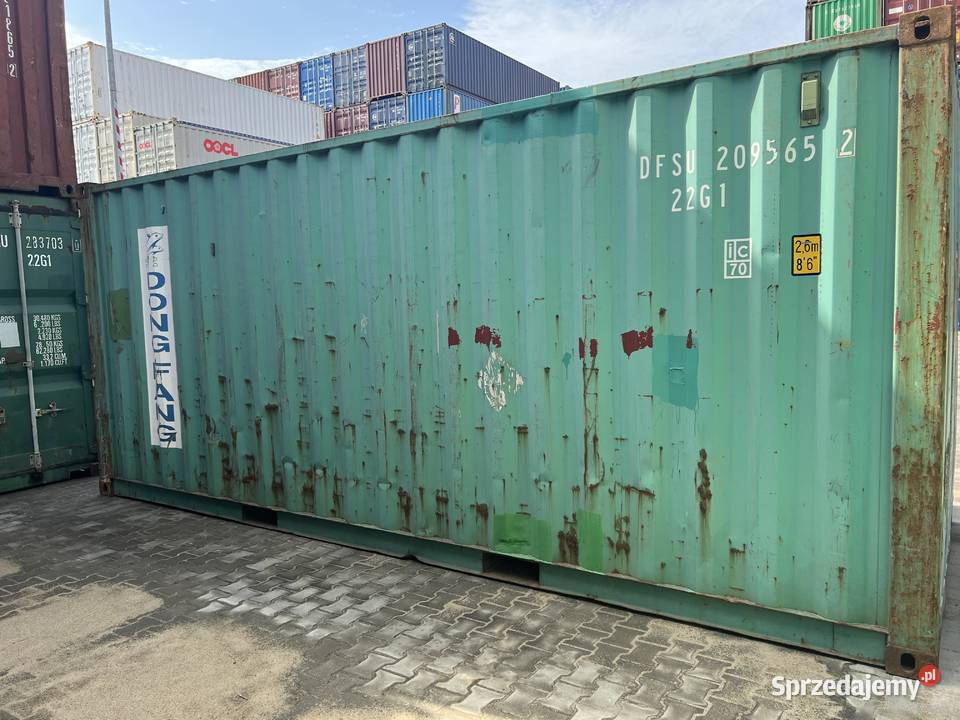 Kontener morski magazynowy 20DV 6 metrowy Nowy Targ